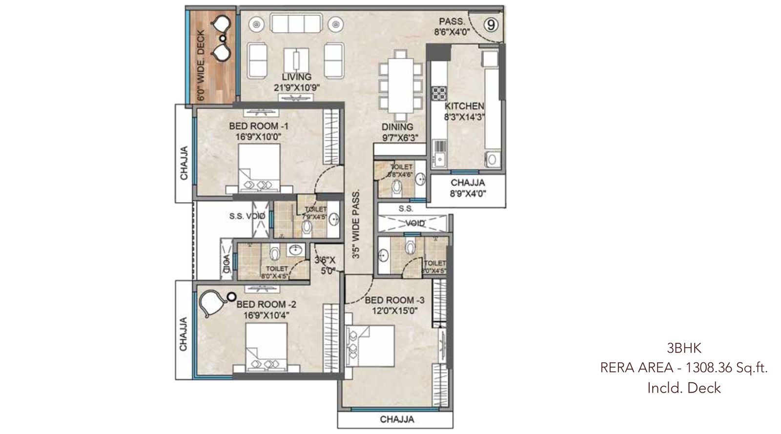 Bharat-Altavistas-3-BHK-1308-Sqft-Deck